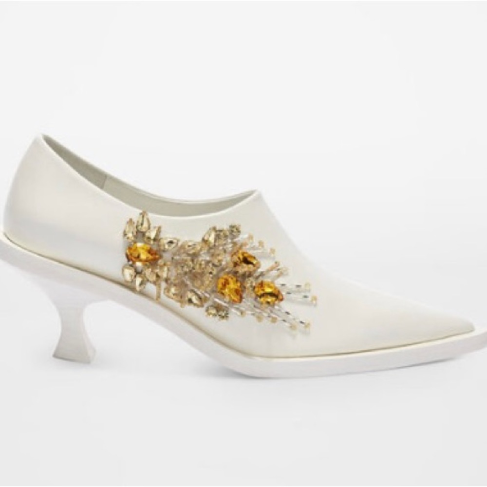 JIL Sander Hand embellish Louis heels -size 40 (fits 39)